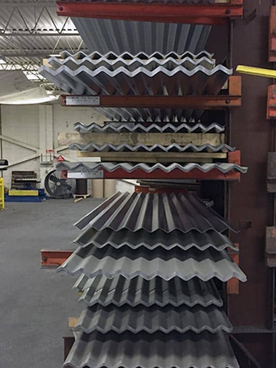 Stock Metal Panels Corrugated Steel and Aluminum Panels