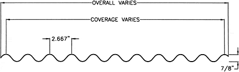 diagram-7-8 corrugated metal panel