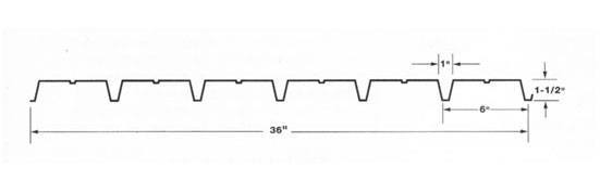 Type “A” (Narrow Rib) Roof Deck