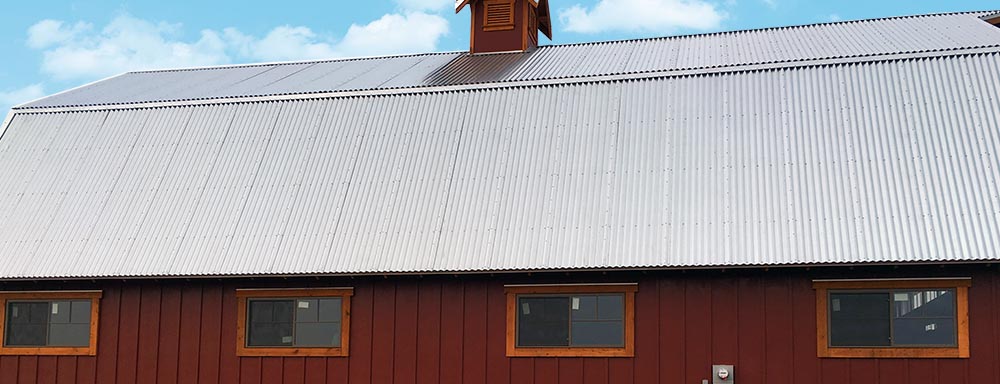 Corrugated Barn Roof Banner FS
