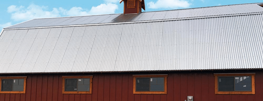 Pole Barn Corrugated Metal Roof